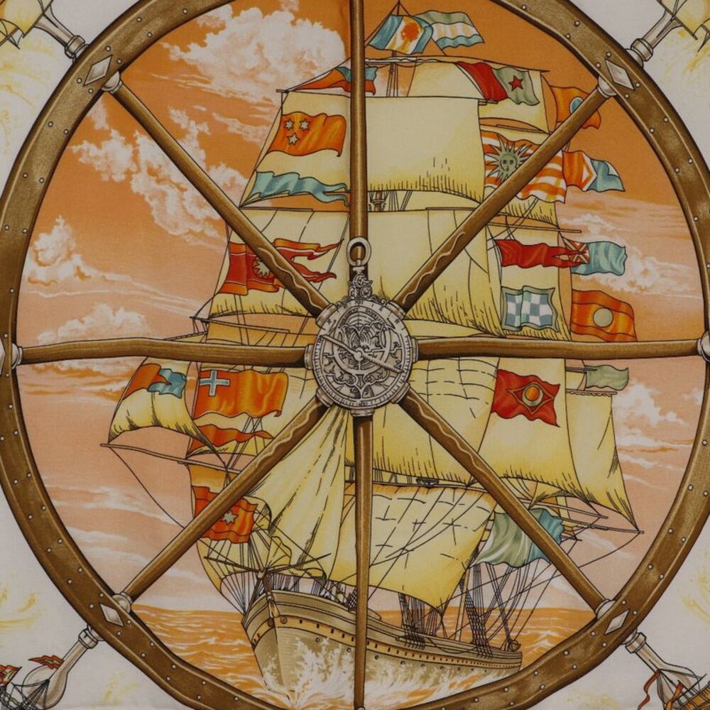 Hermes Vive le Vent Silk Scarf - Picture 7 of 10